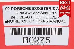 00-04 Porsche Boxster S 986 Navigation Head Unit Screen Radio GPS Player PCM A10