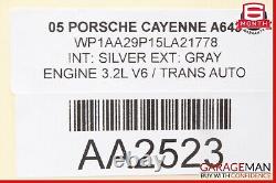 03-06 Porsche Cayenne 955 Navigation GPS Radio CD Player Display Assembly OEM