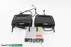 06-12 Mercedes R350 GL450 DVD Player Video Splitter Headrest Screens Set Pair