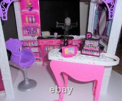 2016 Barbie MALIBU AVE MALL withEscalator, Shopping, Movie Screen And More