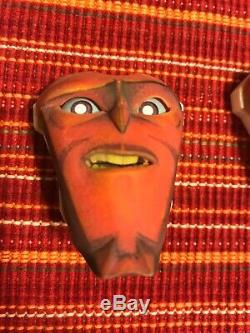 3 Kubo And The Two Strings Screen Used Stop Motion Face Set With Collectors Box