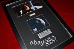 ALEC GUINNESS, Signed STAR WARS IV Screen-Used Prop DEATH STAR, COA, Frame, DVD