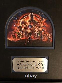 AVENGERS INFINITY WAR screen used prop CELEBRITY AUTHENTIC LOA