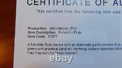Alien nation screen used movie prop Futuristic Flute with COA very rare