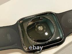 Apple Watch SE 44mm Space Gray Black GPS CRACKED SCREEN WORKS Original Packaging