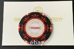 CASINO ROYALE Prop Poker Chip SCREEN USED, CERTIFIED BY EON ARCHIVE. JAMES BOND