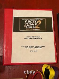 Creed 3 Creed vs. Conlan Screen Used Prop Set Lot MGM COA