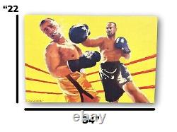 Creed 3 Screen Used Matched Adonis Creed Michael B Jordan Canvas Rocky Prop COA