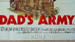 DAD'S ARMY Original 1971 British Quad Cinema Poster BIG SCREEN version of BBC TV
