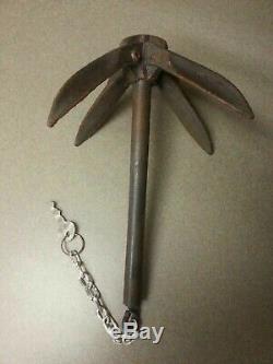 Dexter Prop Anchor Grappling Hook Screen Used COA One of a kind Held by Dexter