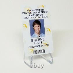 Dexter Screen Used TV Prop Louis Greene's ID Badge Original Showtime COA