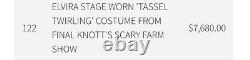 ELVIRA Knott's Scary Farm stage worn costume Cassandra Peterson like screen used