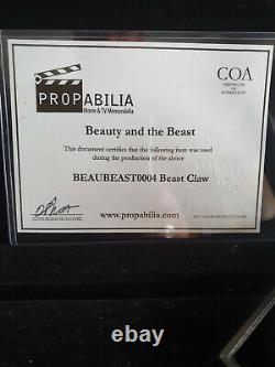 Extremely Rare! Beauty and the Beast Original Screen Used Beast Claw Movie Prop