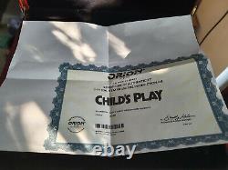 Extremely Rare! Child's Play Chucky Original Screen Used Pugg Room Poster Prop