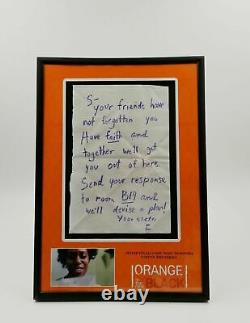 Extremely Rare! Orange is the New Black Original Screen Used Jail Note Prop
