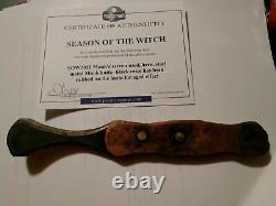 Extremely Rare! Season of the Witch Original Screen Used Monk Knife Movie Prop