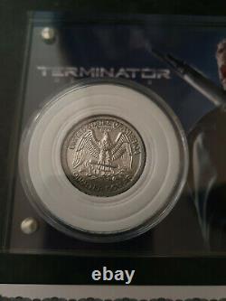 Extremely Rare! Terminator Genisys Original Screen Used Schwarzenegger Coin Prop