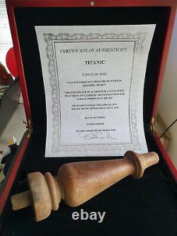 Extremely Rare! Titanic Original Screen Used Piece of Furniture Post Movie Prop