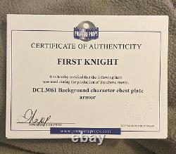 FIRST KNIGHT 1995 PROP ARMOR Screen Used COA Sean Connery Richard Gere Movie