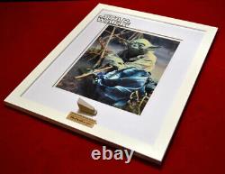 FRANK OZ Yoda Signed Rare STAR WARS IV Screen-Used Prop DEATH STAR COA Frame DVD