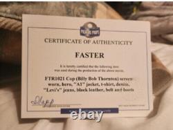 Faster The Cop Screen Used Matched Hero Prop Flashback Scene W Tags Premiere COA