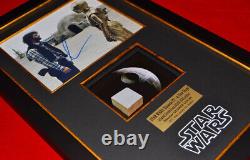 GEORGE LUCAS Signed Rare STAR WARS IV Screen-Used Prop DEATH STAR, COA Frame DVD
