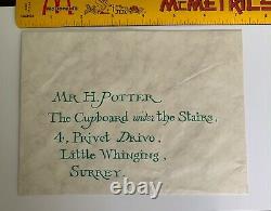 Harry Potter and the Sorcerer's Stone screen used Hogwarts Flying Invitation