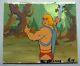 He-man Original Animation Cell & Screen Used Painted Background Motu