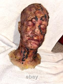 Horror/Halloween prop. Possible screen used CHARRED or BURIED ALIVE HEAD PROP