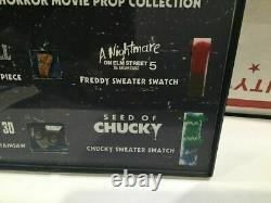 Horror Movie Prop display Friday the 13th Freddy Jason Chucky Screen Used