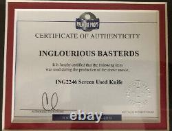 Inglorious Basterds Screen Used Prop With COA