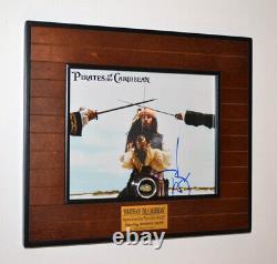 JOHNNY DEPP Signed PIRATES OF CARIBBEAN DISNEY PROP Gold Nugget & COIN, COA, DVD