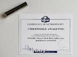 Kate Beckinsale Signed 11x17 Poster JSA + Screen Used Bullet Prop Underworld COA