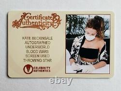 Kate Beckinsale Signed Screen Used Prop Underworld Celebrity Authentics COA