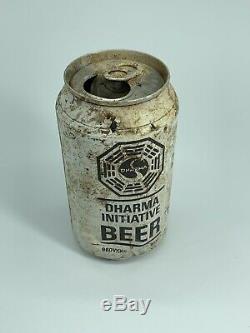 LOST TV Show Screen Used Prop Dharma Initiative Distressed Beer Can With COA