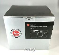 Leica M8/8.2, upgraded shutter, sapphire screen, black body, original packaging