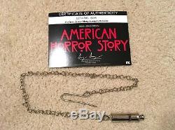 Lily Rabes screen used whistle prop from American Horror Story Asylum COA RARE