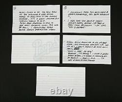 Love Actually Screen used Prop Mark's (Andrew Lincoln) Best Man Speech Cards COA