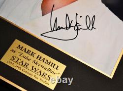 MARK HAMILL Signed Rare STAR WARS IV Screen-Used Prop DEATH STAR, COA, Frame DVD