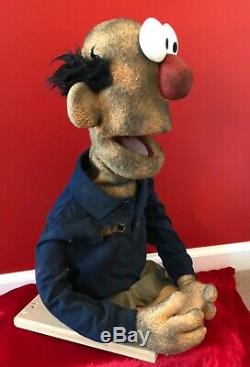 Mad Magazine TV Screen Used Puppet Character Burned Vance from Flammable
