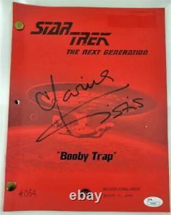 Marina Sirtis signed Original Screen Used Star Trek Booby Trap Script JSA