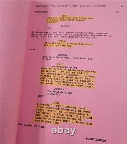 Marina Sirtis signed Original Screen Used Star Trek The Bonding Script JSA