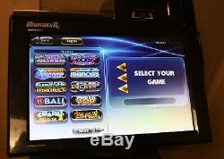 Merit RX Megatouch touch screen counter top game with 2010 game content