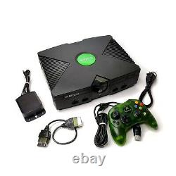 Microsoft Original Xbox Console Bundle with Intec 7.2 Screen SEE VIDEO Tested