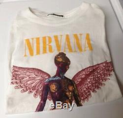 Nirvana Shirt In Utero Original 90s Band Silk Screened T Not Repro Vintage Giant