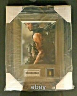 Norman Reedus/the Walking Dead 8x10 Framed Photo And Screen Used Bullet Ca Coa