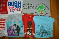 ORIGINAL SCREEN STARS TAG Dozen VINTAGE 80s 90s Mens T-Shirt LOT Collection Poly