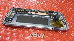 Original Black LCD Display Screen & Frame for Samsung Galaxy S7 G930F Genuine