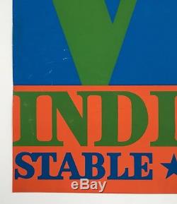 Original Love Stable 1966 Poster By Robert Indiana Screen Print Exhibition