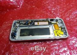 Original Silver LCD Display Screen for Samsung Galaxy S7 Edge G935F Read